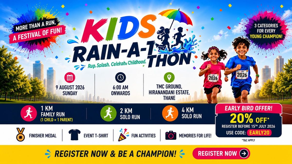 KIDS RAIN-A-THON 2026 (THANE)